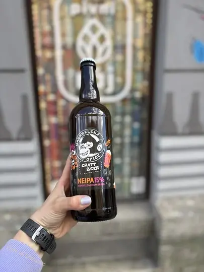 Nachmelená opice NEIPA Amarillo, Citra, Sabro 750 ml