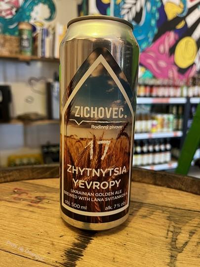 Zichovec Zhytnytsia Yevropy 17° 500 ml (plech)