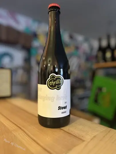 Thrills Rookie Dry Stout 12° 750 ml (sklo)