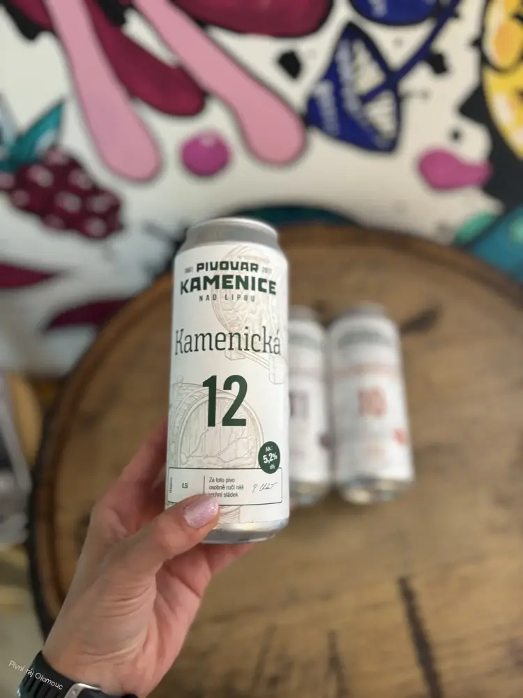Kamenice nad Lipou Kamenická 12° 500 ml plech