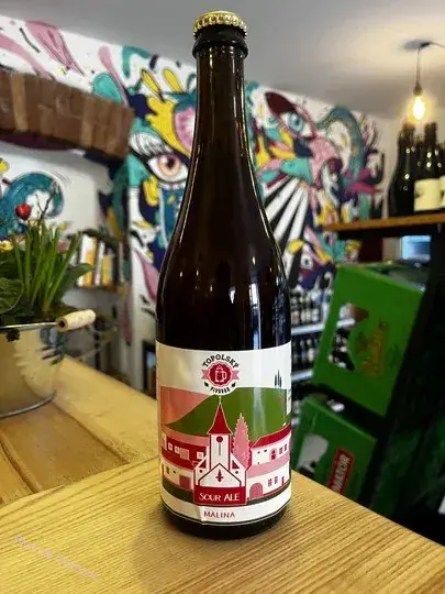 Topolský pivovar Sour Ale Malina 750 ml