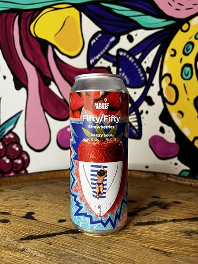 Magic Road. Fifty/Fifty Strawberries 500 ml (plech)