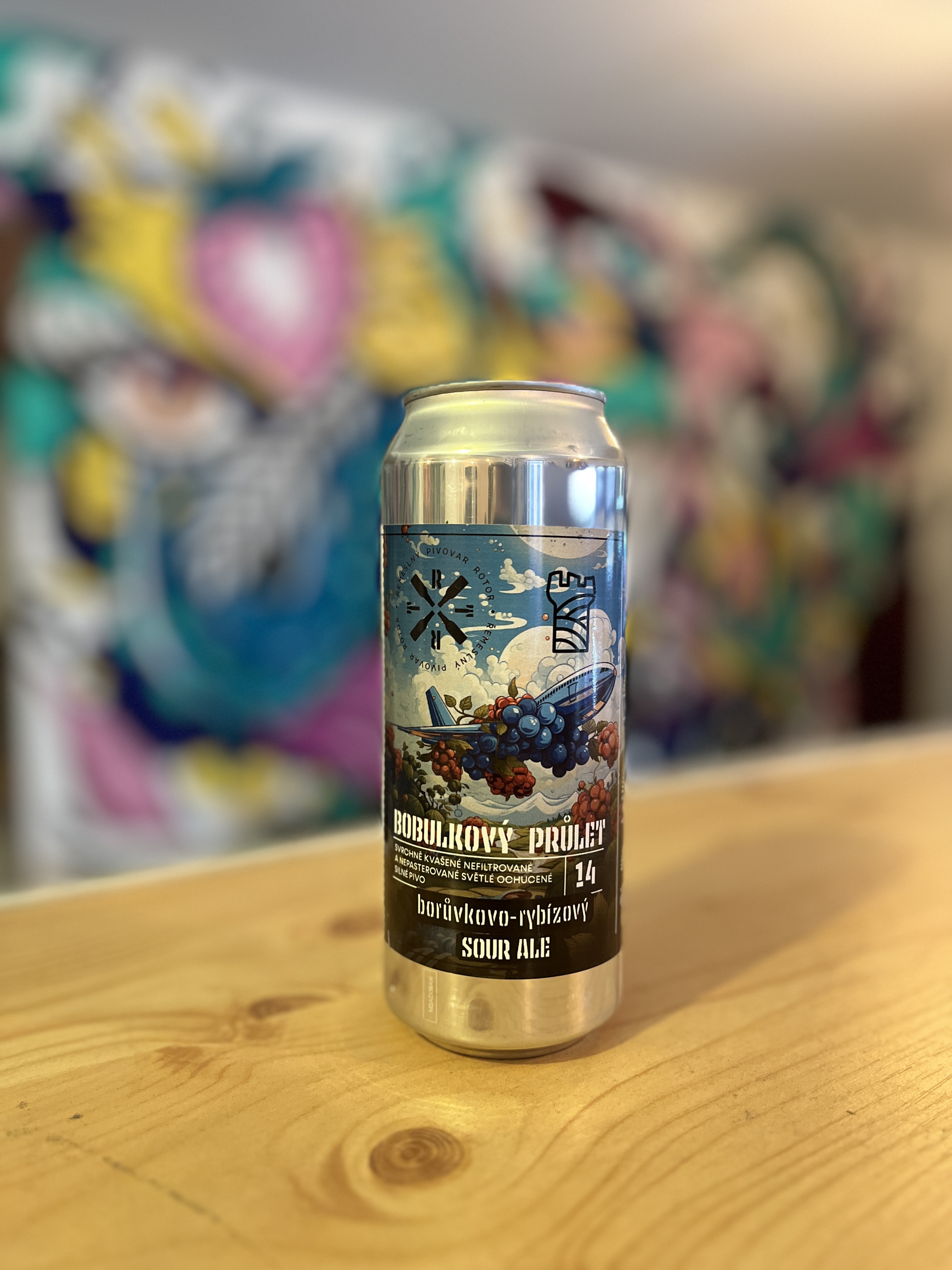 Rotor + Castellum Brewery Bobulkový průlet 500 ml (plech)