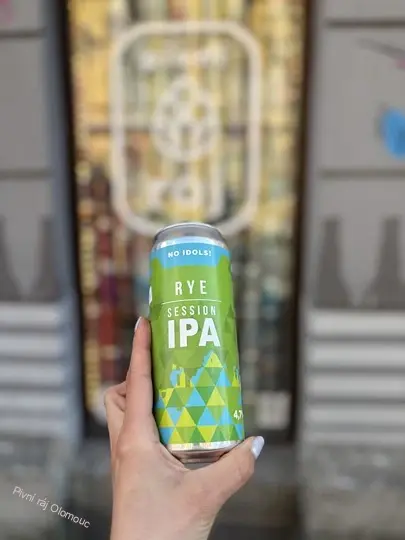 Clock No Idols! Rye IPA 500 ml (plech)