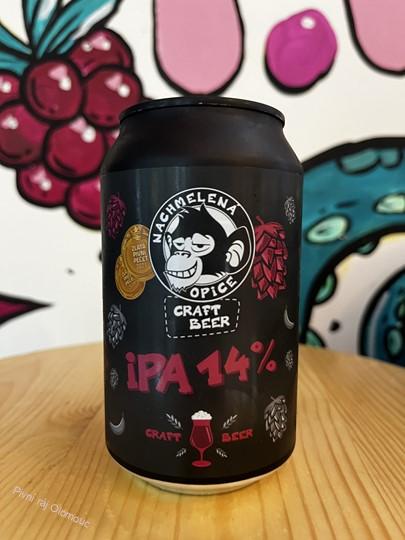Nachmelená Opice IPA 14° 330 ml (plech)