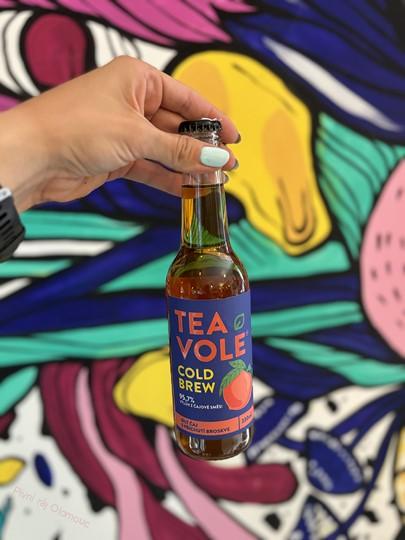 Tea Vole Bílý čaj s příchutí broskve 330 ml
