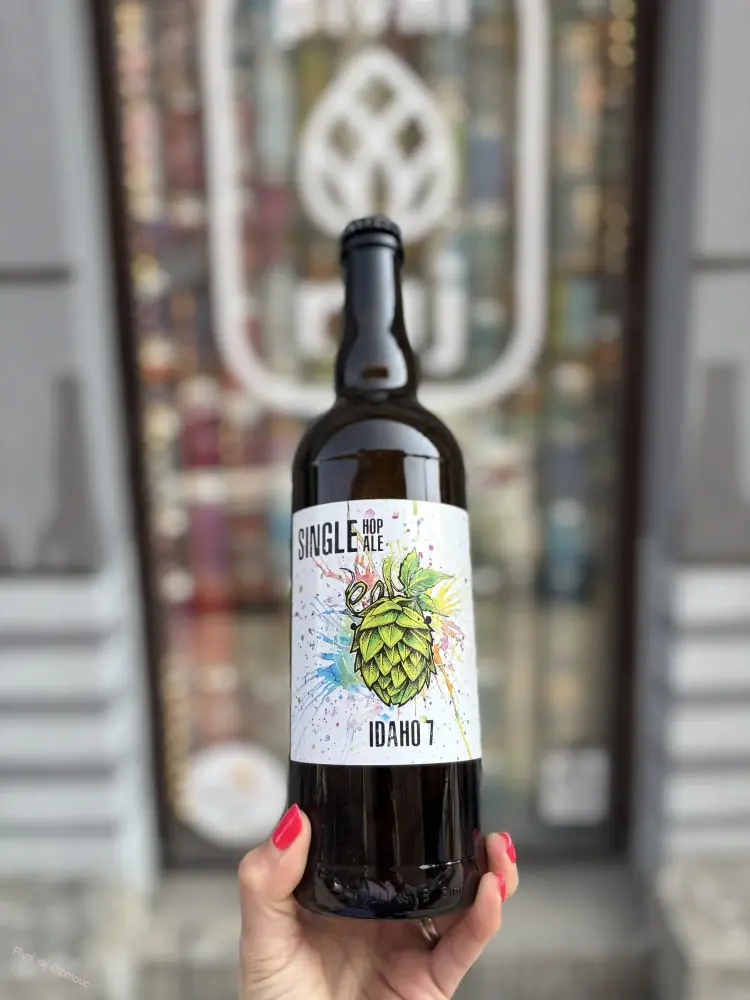 Mazák single hop Idaho 7 14° 750ml (sklo)