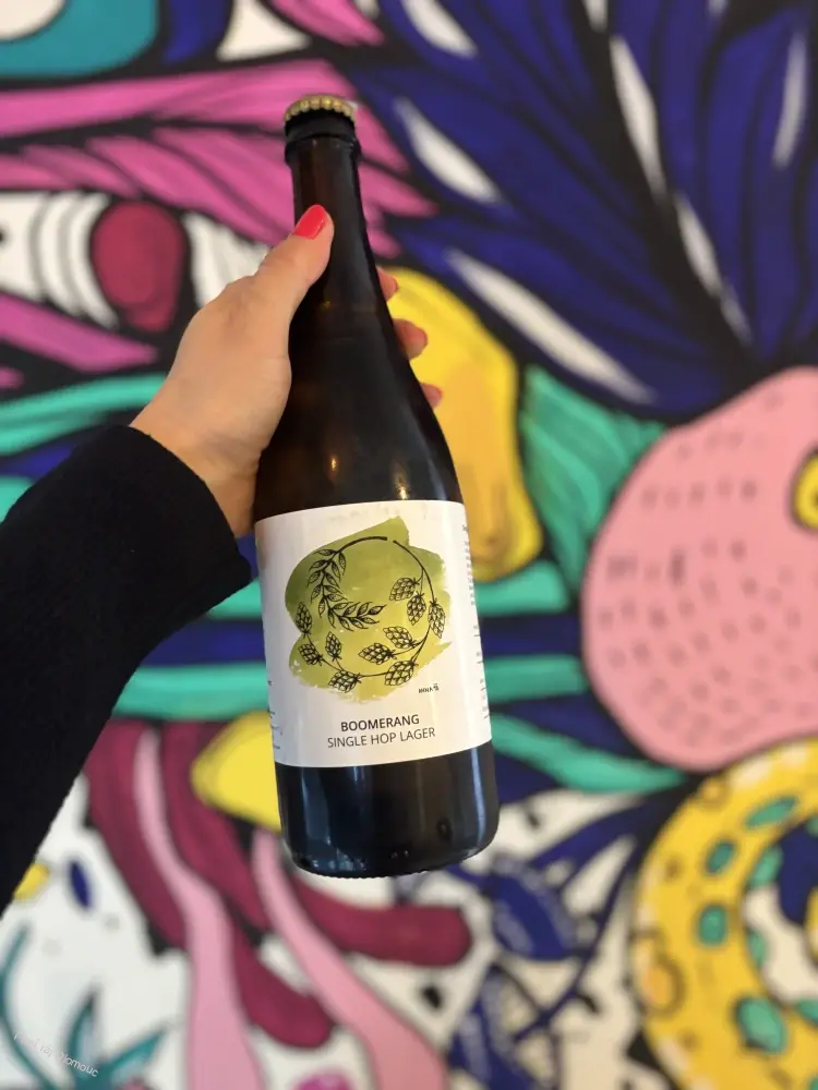 Pivečka Single hop lager Boomerang 750 ml