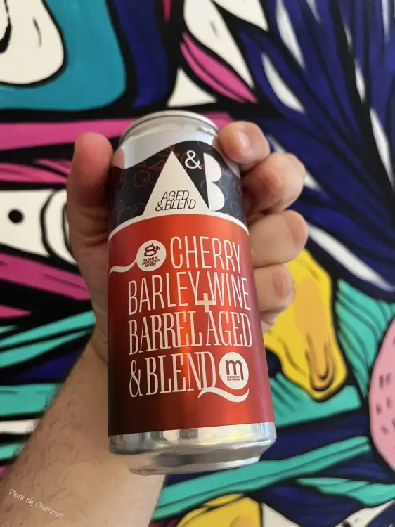 Maryensztadt Cherry Barley wine Barrel aged and blend. 440 ml
