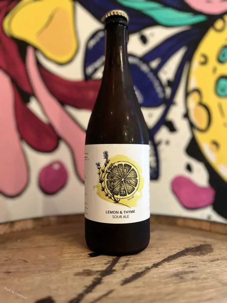 Pivečka Lemon and Thyme Sour ale 750 ml