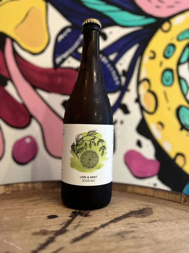 Pivečka Lime and mint ale 750 ml