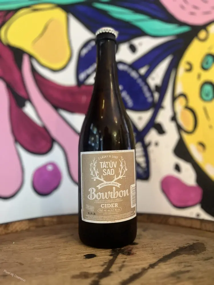Tátův sad Bourbon Cider 750 ml