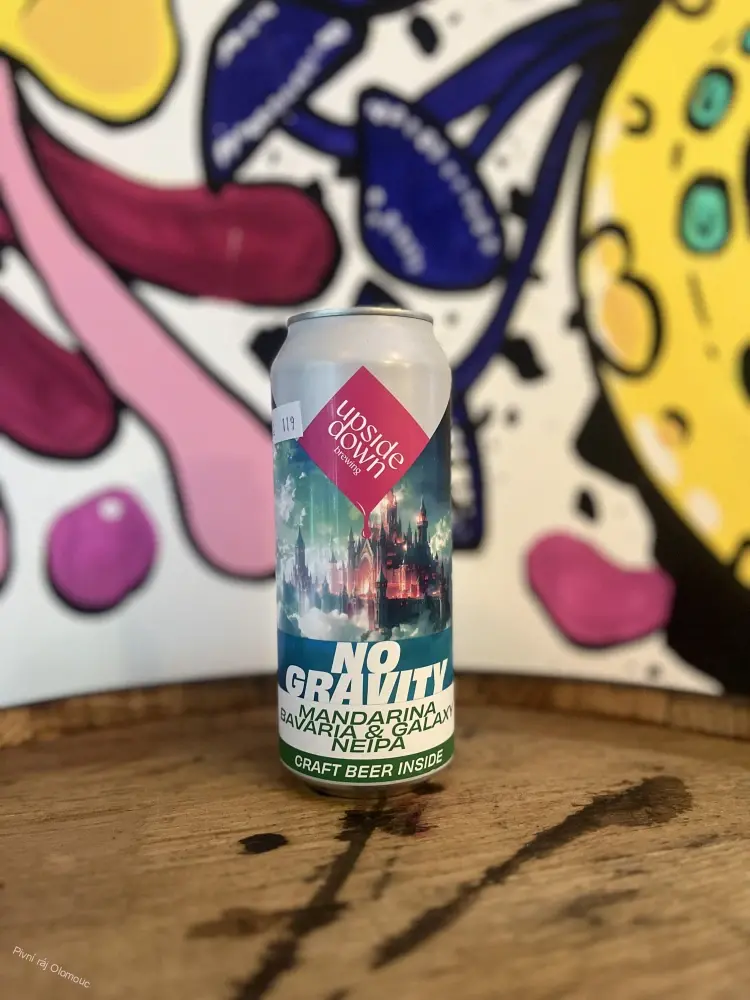 Upside Down No Gravity Mandarina Bavaria/Galaxy NEIPA 500 ml (plech)