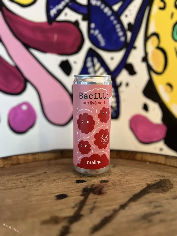Bacilli Perlivá voda malina 330 ml
