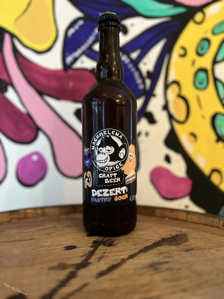 Nachmelená opice Dezert Pastry sour 750 ml (sklo)