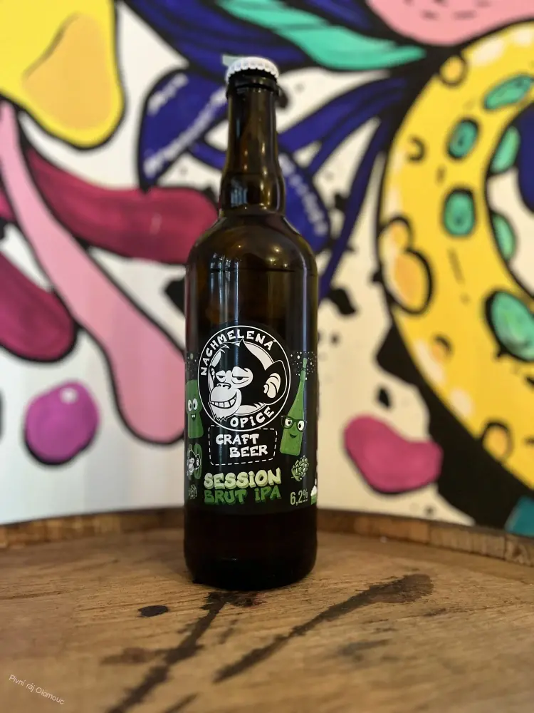 Nachmelená opice Session Brut IPA 750 ml (sklo)