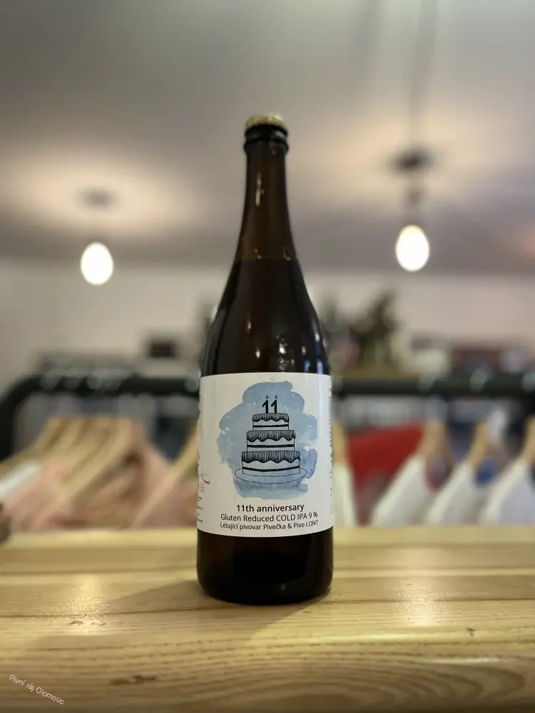 Pivečka Anniversary Cold IPA Gluten reduced 750 ml