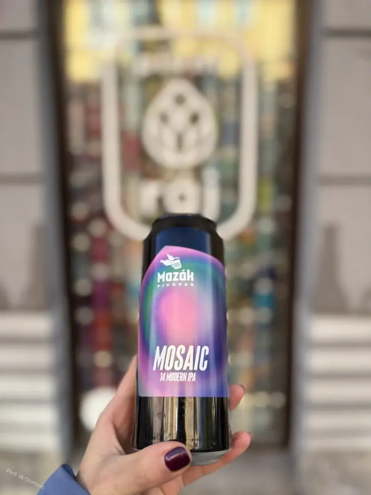 Mazák Mosaic Modern IPA 500 ml (plech)