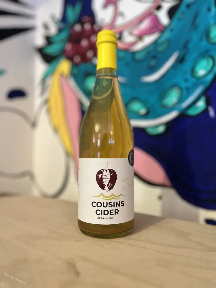 Cousins cider 2024 suchý jablko a bez750 ml