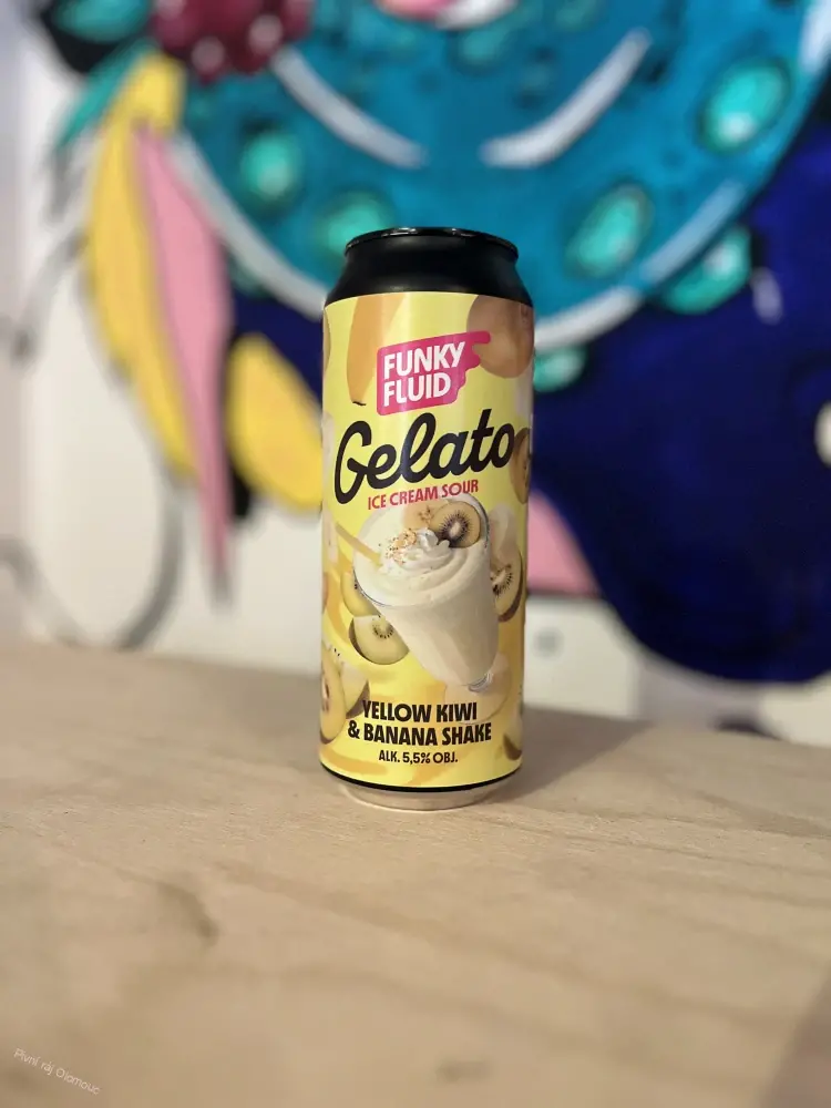 Funky Fluid Gelato Yellow Kiwi Banana 500 ml