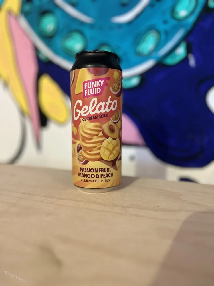 Funky Fluid Gelato passion fruit, mango and peach 500 ml