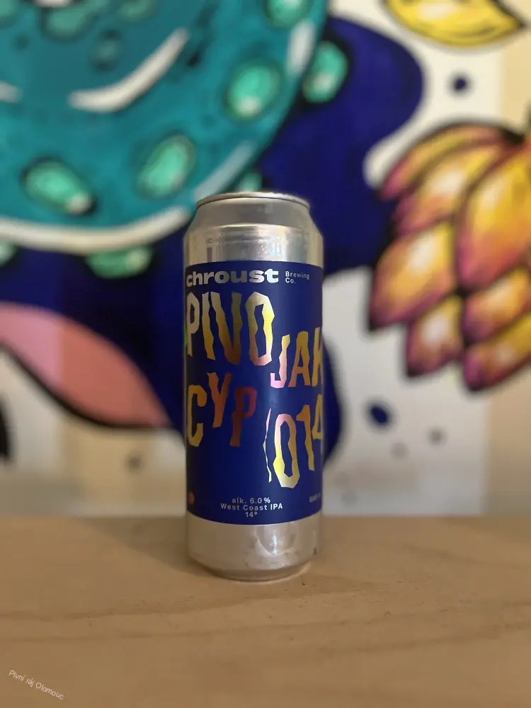Chroust Pivo jak CYP 500 ml (plech)