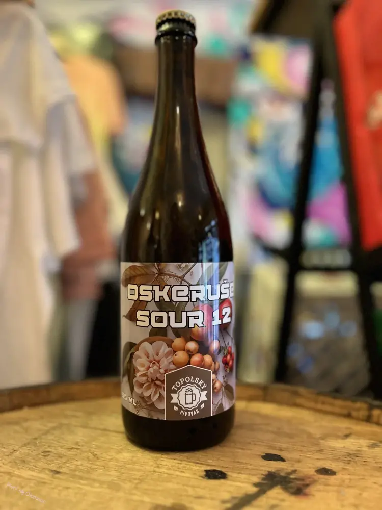 Topolský pivovar Sour ale Oskeruše 750ml