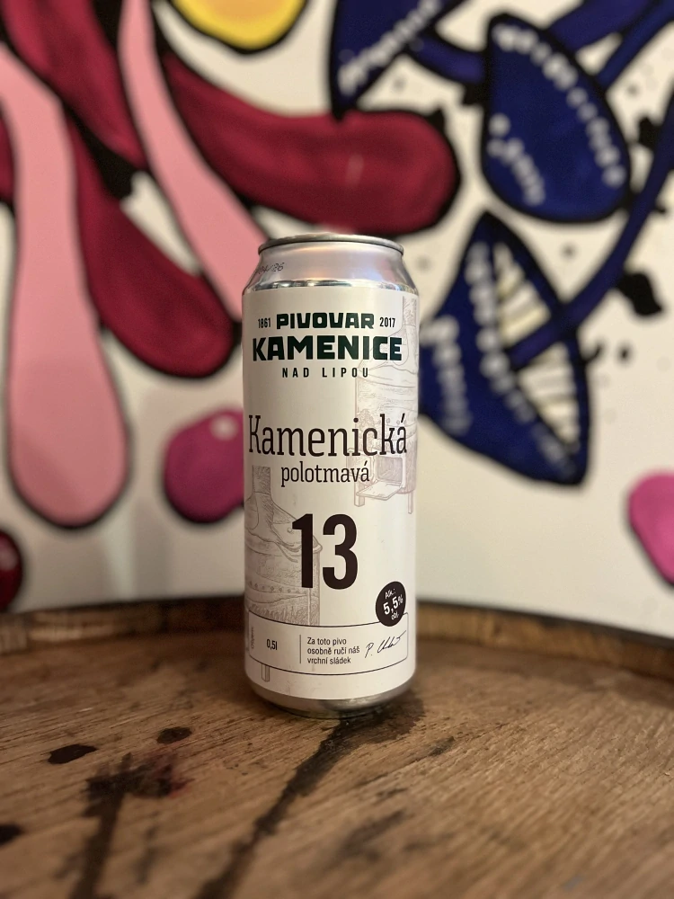Kamenice nad Lipou Kamenická 13° 500 ml plech