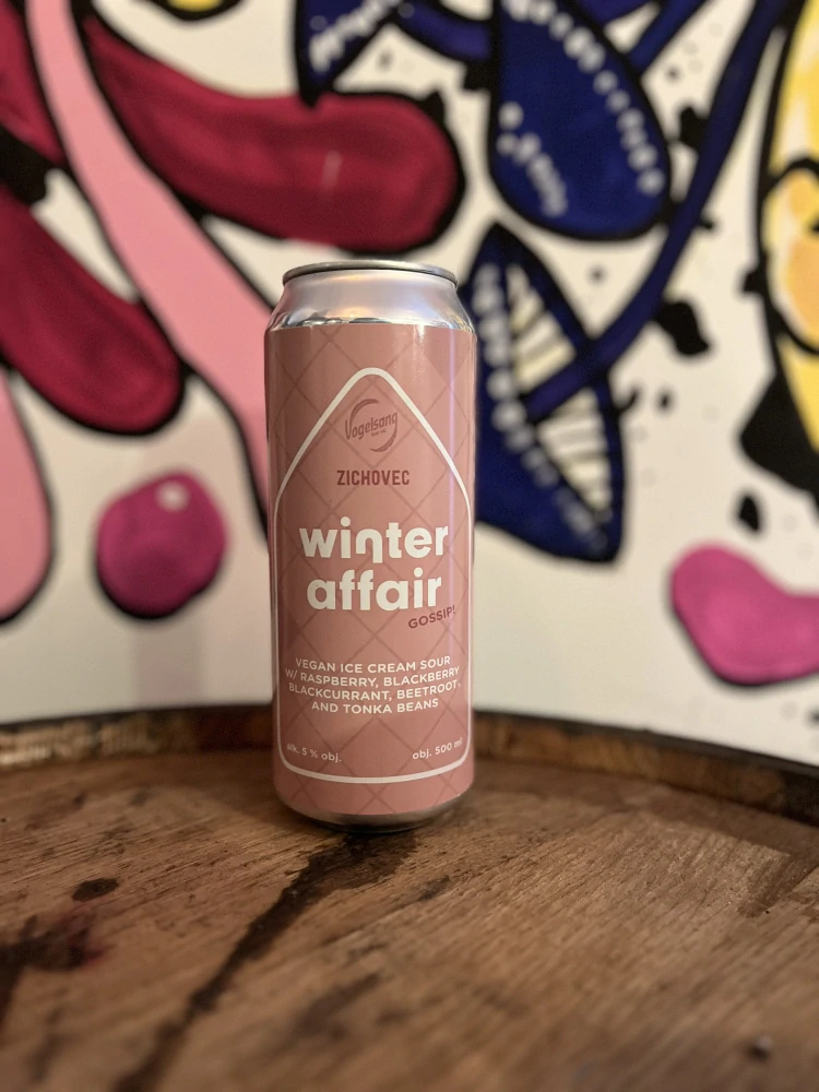 Zichovec Vogelsang Winter Affair Gossip Vegan Ice cream sour w/ Raspberry, blackberry, blackcurrant, beetroot and tonka beans500 ml