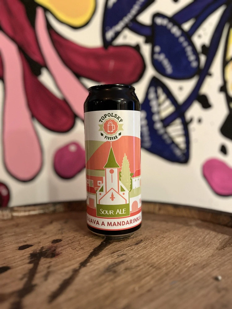 Topolský pivovar Sour Ale Guava a mandarinka 500 ml