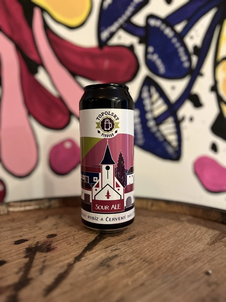 Topolský pivovar Sour Ale Černý Rybíz a Červený hrozen 500 ml