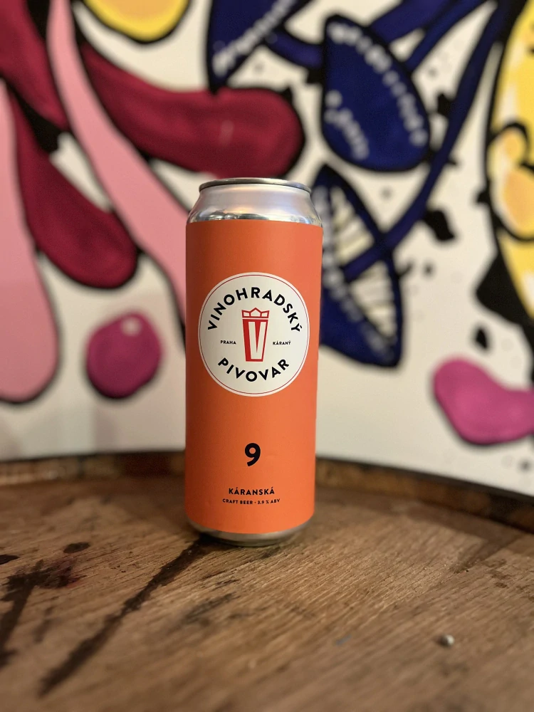 Vinohradský pivovar 9° Káranská 500 ml