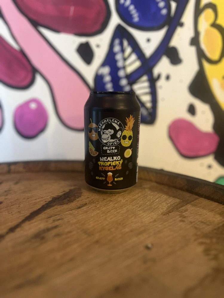 Nachmelená Opice Nealko Tropický kyseláč330 ml (plech)