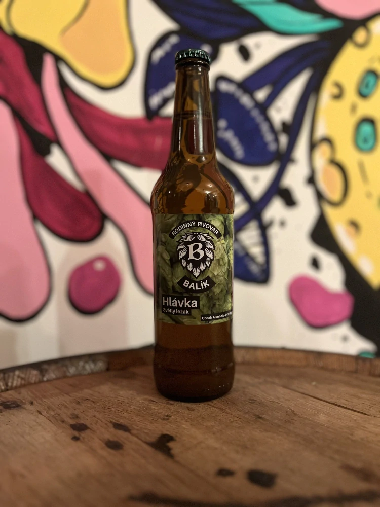 Balík Hlávka Světlý ležák 500 ml