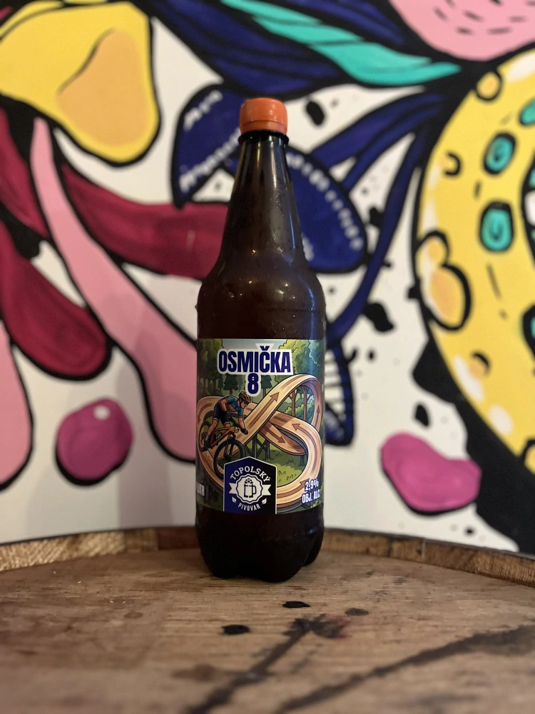 Topolský pivovar Osmička 1000 ml (PET)