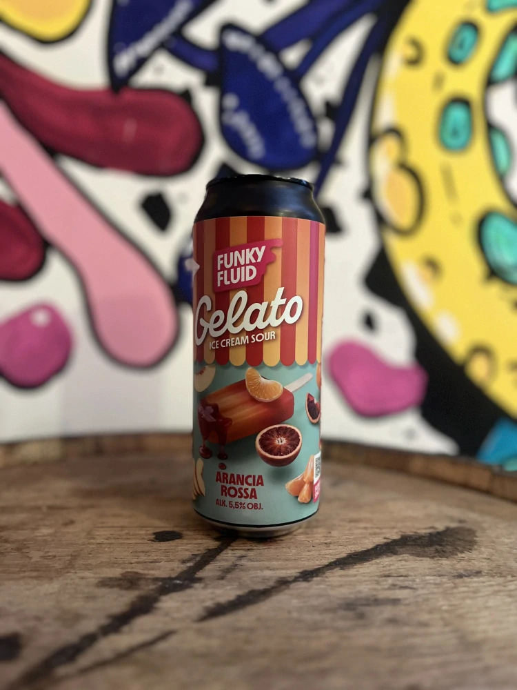 Funk Fluid Gelato Ice Cream Arancia Rosa500 ml (plech)