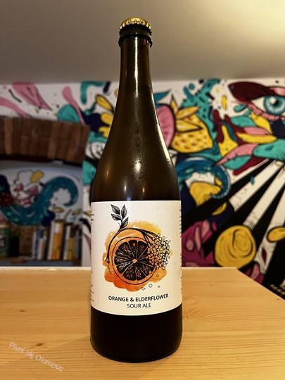 Pivečka Orange Elderflower Sour ale 750 ml