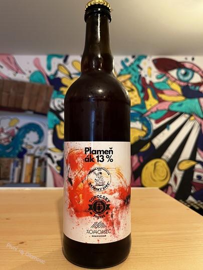 Topolský pivovar Zlínský švec Komonec Plameňák RED IPA 750 ml