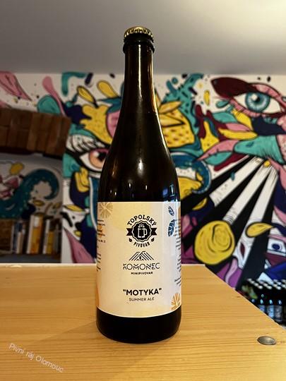 Topolský pivovar a Komonec Summer ale Motyka 750 ml