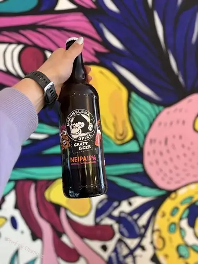 Nachmelená opice NEIPA Amarillo, Citra, Sabro 750 ml