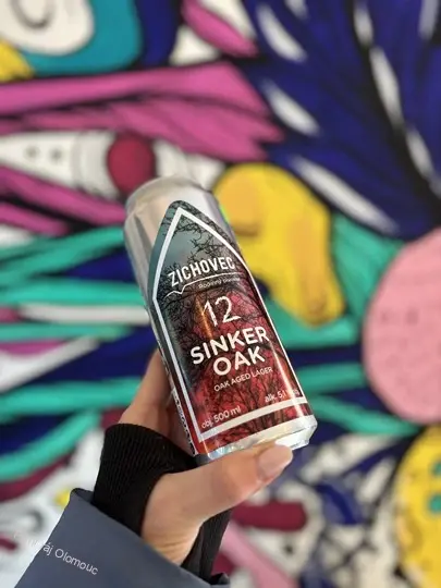 Zichovec Sinker Oak 12° 500 ml (plech)