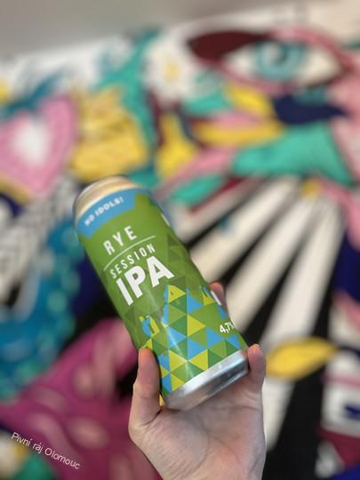 Clock No Idols! Rye IPA 500 ml (plech)