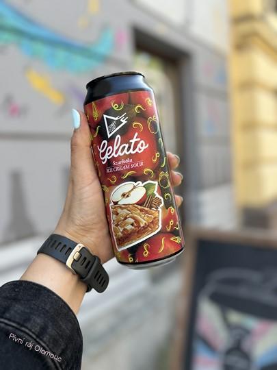 Funky Fluid Gelato Szarlotka No lactose 500 ml (plech)