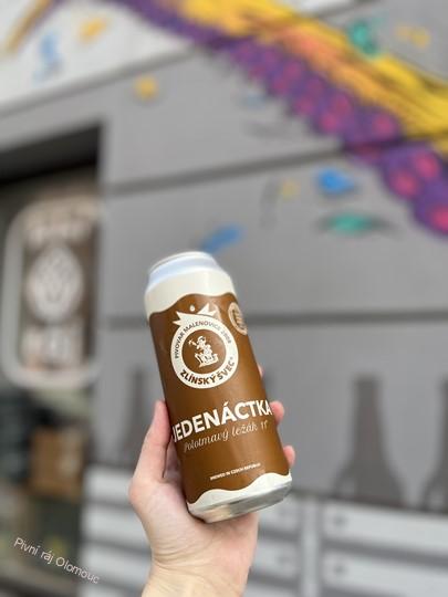 Zlínský švec Jedenáctka polotmavý ležák 11% 500 ml