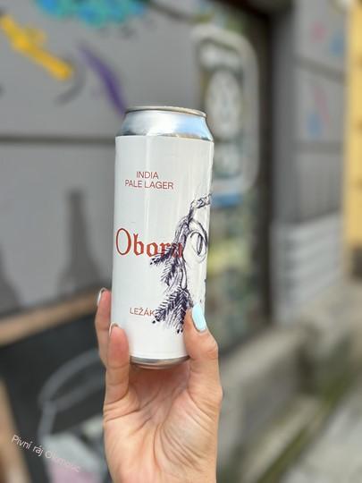 Obora India Pale Lager 500 ml (plech)