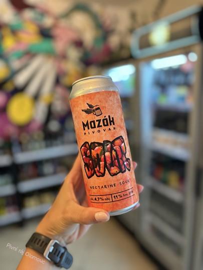 Mazák Nectarine Sour 500 ml