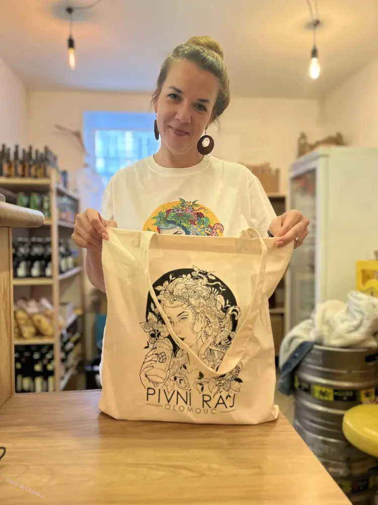 Taška Pivní ráj plátěná 1 kus