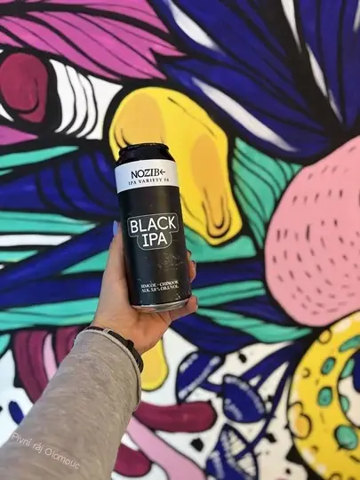 NOZIB Black IPA 500 ml (plech)