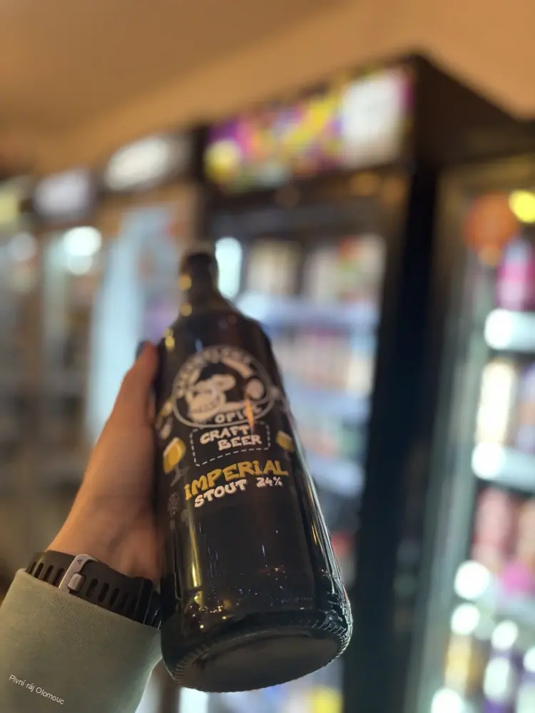 Nachmelená opice Imperial Stout 750 ml (sklo)