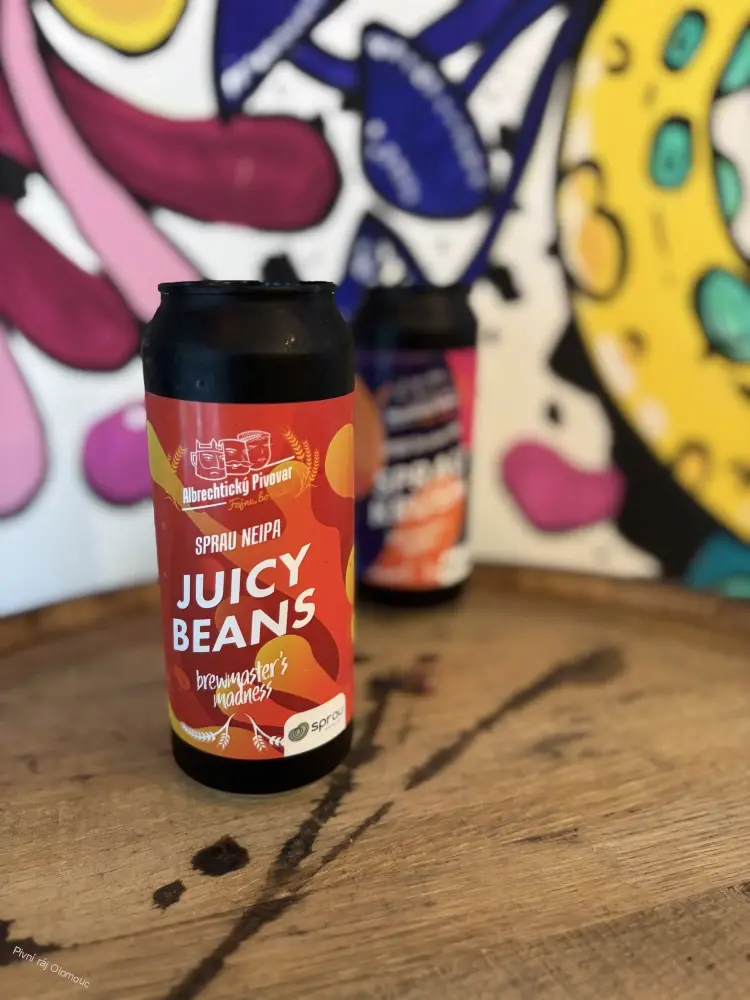 Albrechtický pivovar Juicy Beans Sprau NEIPA 500 ml